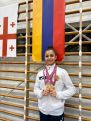 Armenian gymnast Anna Badalyan wins three gold medals in Norway