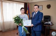 Շնորհակալագիր մասնագիտական սխրանքի համար վթարի ենթարկված ռեանիմոբիլի բժշկին