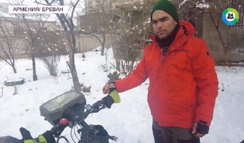 Путешественник за 51 день проехал на велосипеде 2500 км из Мюнхена в Ереван, чтобы навестить бабушку