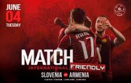 Armenia to face Slovenia in friendly in June