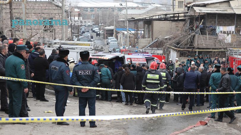 Authorities probing explosion in Yerevan district
