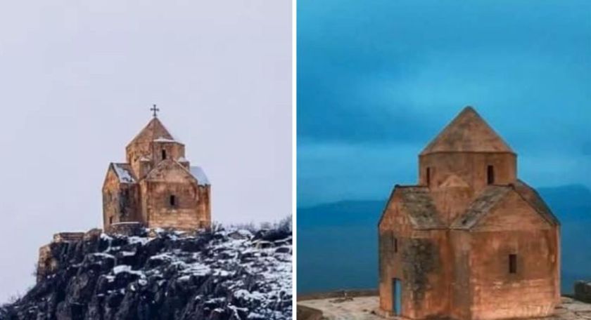 Ադրբեջանցիները հանել են Արցախի Վանքասարի եկեղեցու խաչը