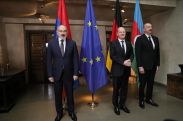 Pashinyan-Aliyev-Scholz meeting kicks off in Munich