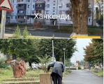Azeris destroy sculptures in Artsakh capital