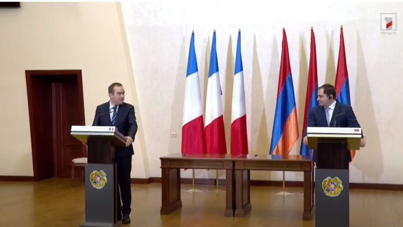 Armenian defense minister hails 'far-reaching' military cooperation with France
