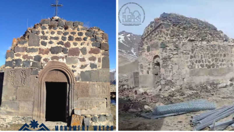 Ադրբեջանցիների ձեռքերը հասան Ծարի եկեղեցիներին