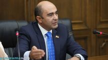 Edmon Marukyan slams Azerbaijan's destruction of Artsakh parliament building