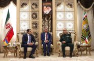 Armenian defense minster meets with Iranian army chief of staff