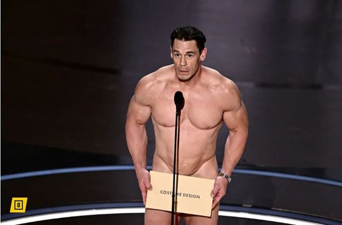 John Cena appears nude at 2024 Oscars