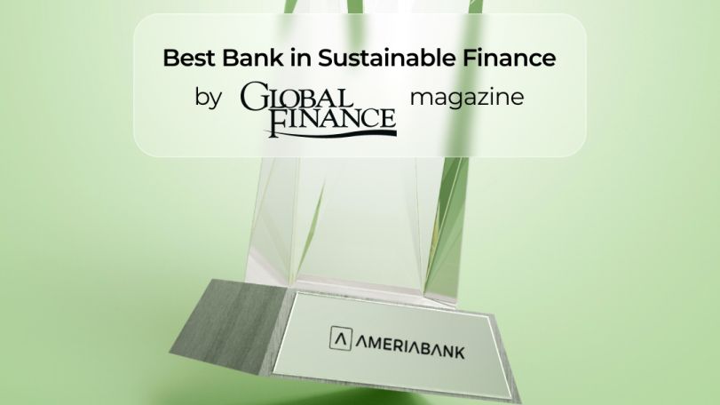 Global Finance Recognizes Ameriabank's Leadership in Sustainable Finance in Armenia