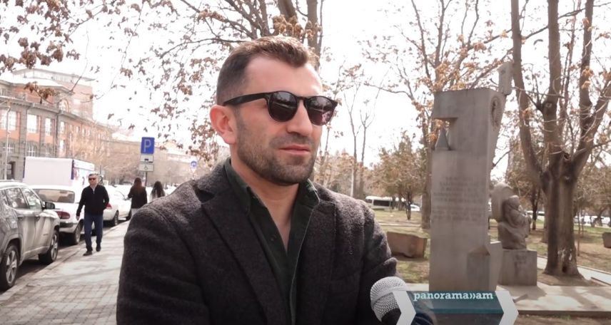 Певец Вардан Бадалян: На счет блокирования улиц – не знаю, но, конечно, я готов бороться за свой вуз
