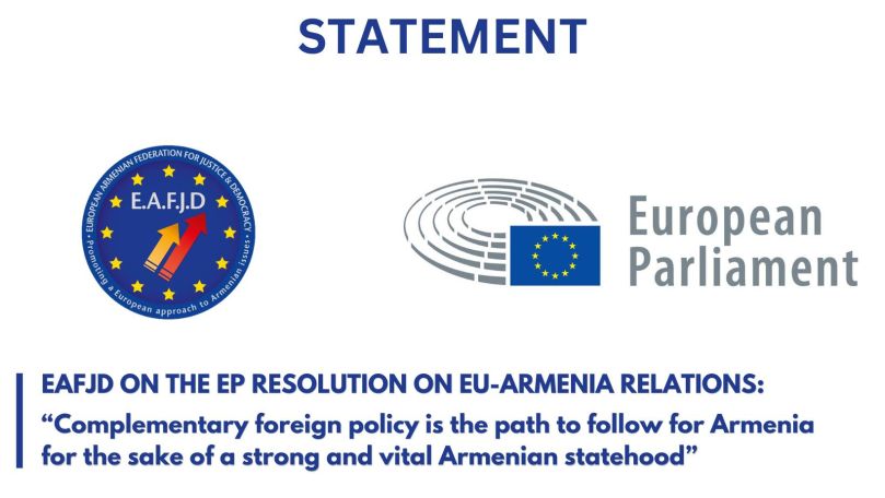 EAFJD: Complementary foreign policy is the path to follow for Armenia