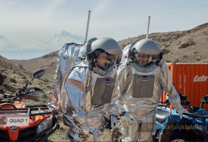 From Earth to Mars or from Vienna to Armash: AMADEE-24 has launched