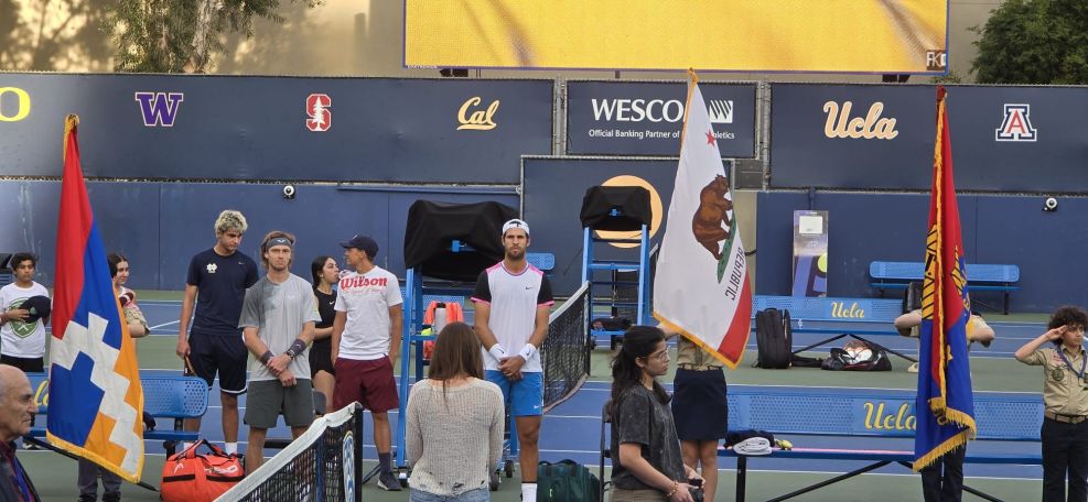 Благотворительный матч в Лос-Анджелесе: Хачанов и Рублев собрали $100 тыс. для вынужденных переселенцев из Арцаха