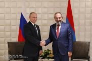 Pashinyan congratulates Russia's Putin on re-election