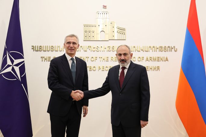 Տեղի է ունեցել Փաշինյանի և ՆԱՏՕ-ի գլխավոր քարտուղարի առանձնազրույցը