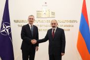 Pashinyan meets with NATO chief in Yerevan