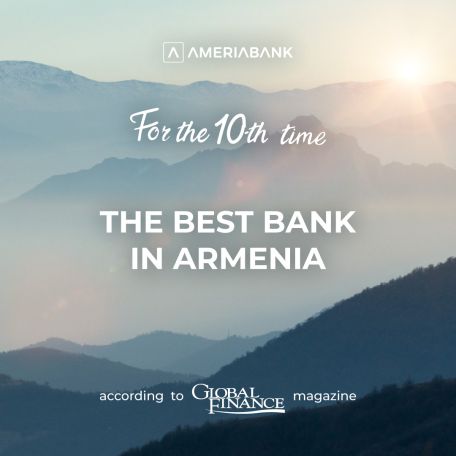 Ameriabank named Best Bank in Armenia for 2024 by Global Finance