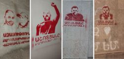 Graffiti in Yerevan raise awareness of political prisoners