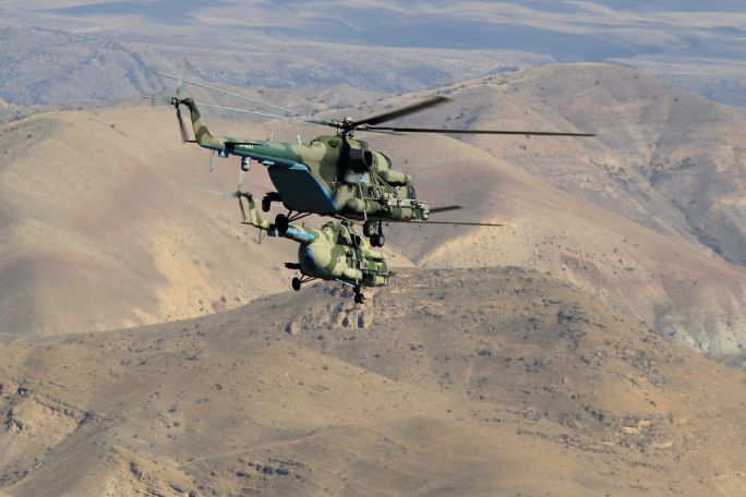 В Армении армейская авиация ЮВО совершит полеты в районы высокогорья
