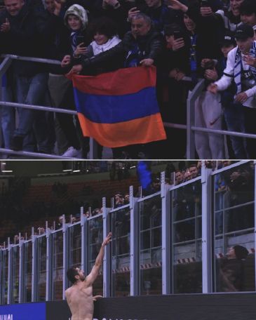 Mkhitaryan gives his jersey away to Armenian fan