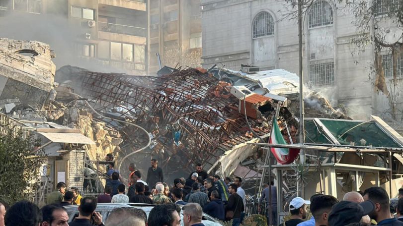 EU 'alarmed' by Israeli strike on Iranian consulate in Damascus