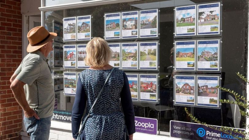 UK house prices down for first time in six months