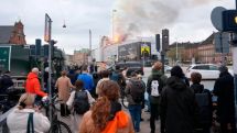 Fire breaks out at Copenhagen's historic stock exchange