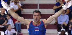 Armenia's Vahagn Davtyan wins gold at Gymnastics World Cup