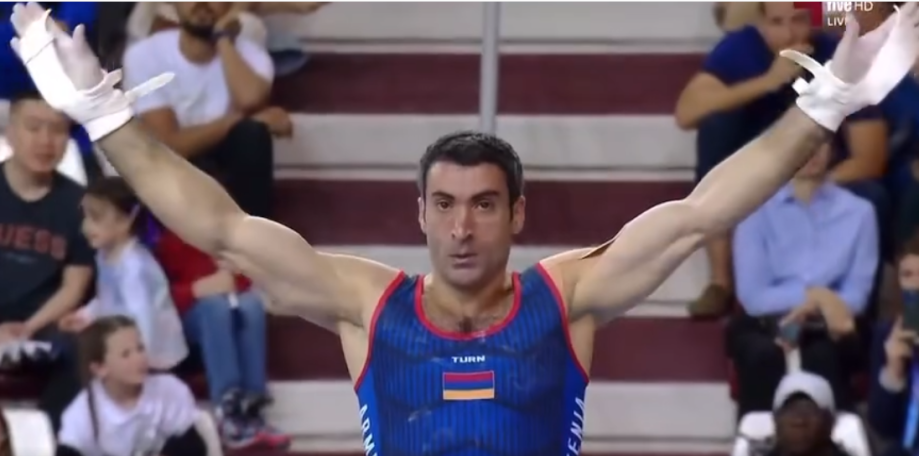 Armenia's Vahagn Davtyan wins gold at Gymnastics World Cup