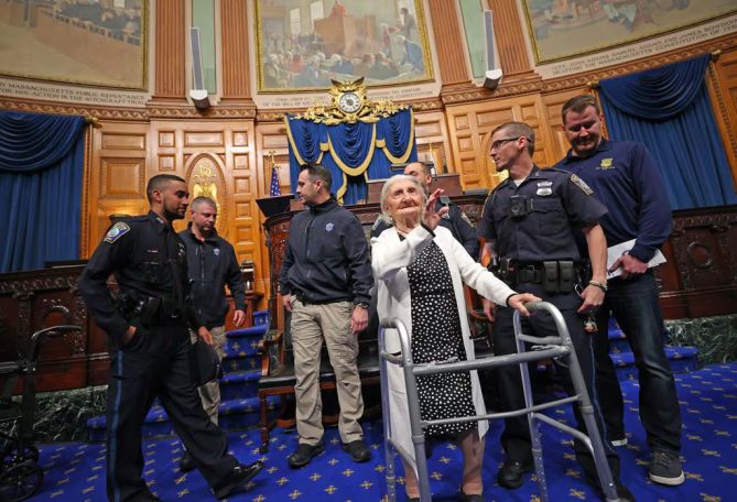 109-year-old Armenian Genocide survivor honored at Mass. State House