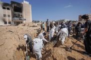 180 bodies found in mass grave at hospital in Gaza