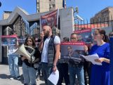 «Свободу политзаключенным!», «Нет двойным стандартам!»: акция перед офисом делегации ЕС в Армении