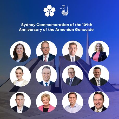 Record number of parliamentarians to attend Armenian Genocide commemorations in Australia