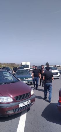 Protesters block Yerevan-Gyumri highway
