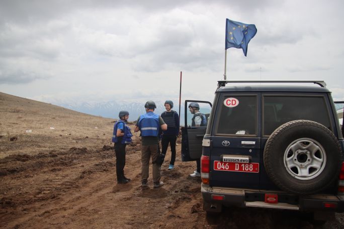 Danish delegation joins EU mission for patrol in Goris